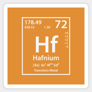 Hafnium Element Sticker